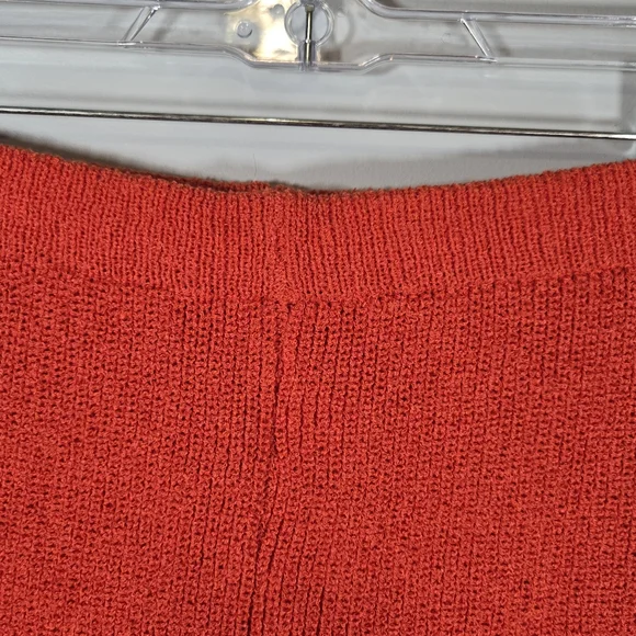 Orange Knit Shorts & Sleeveless Top Set Medium Viscose Summer Outfit‎ - Picture 12 of 16